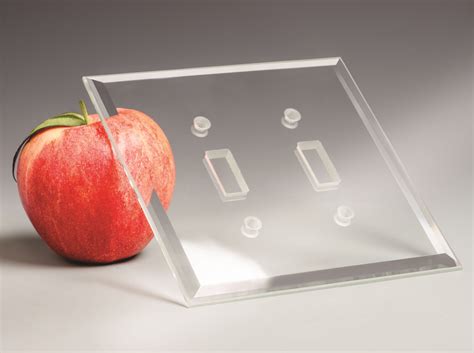 decorative electrical box for glass tiles|Clear Glass Switch Plates .